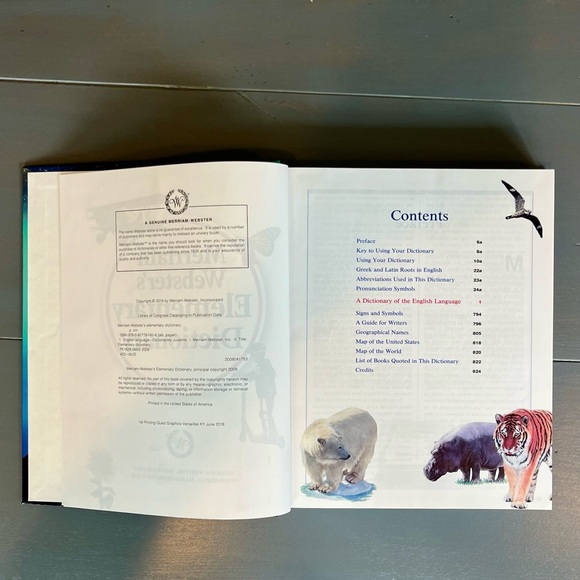 Merriam-Webster's Elementary Dictionary (2019 Hardcover) - Picture 2 of 8